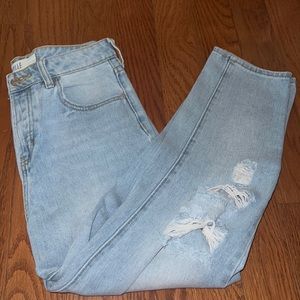 Brandy Melville ripped mom jeans